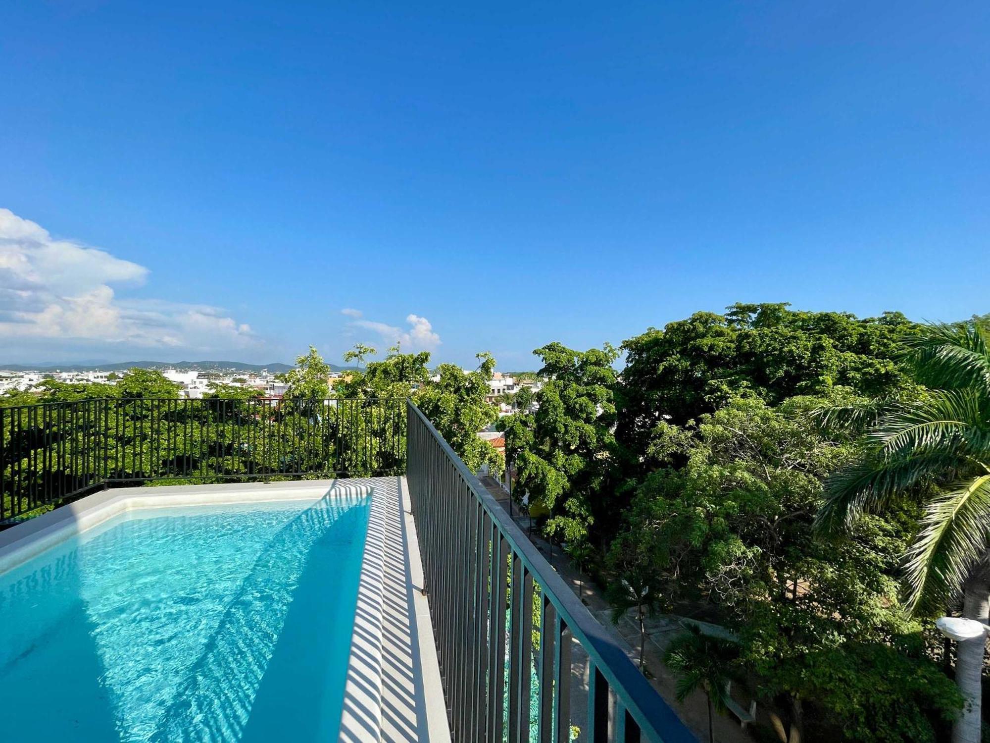 Depa Para 6 Con Alberca En Roof - Perlas 9 Mazatlán Esterno foto