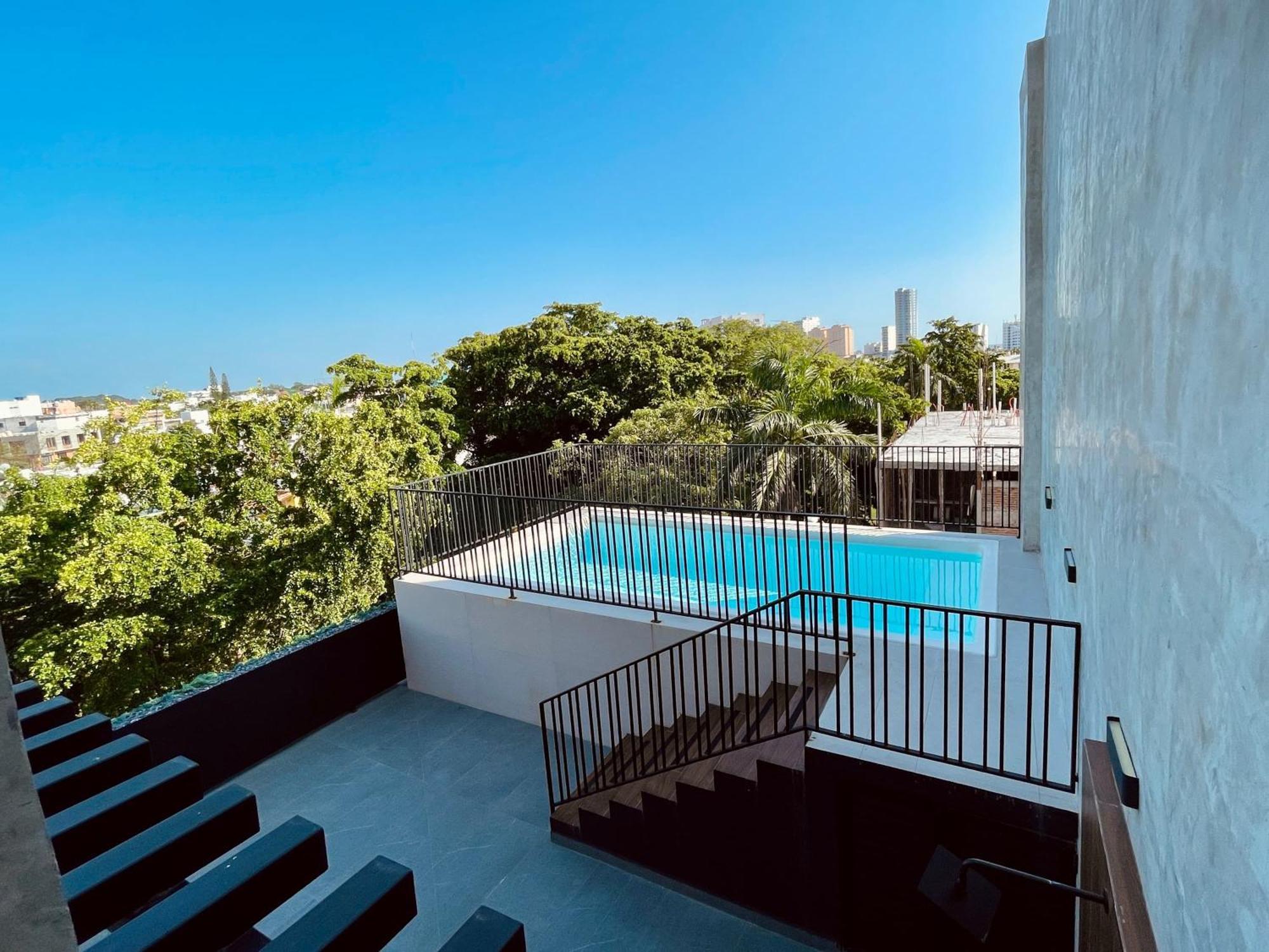 Depa Para 6 Con Alberca En Roof - Perlas 9 Mazatlán Esterno foto